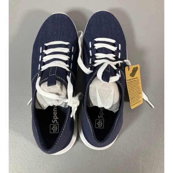 Spenco Kelsey Women's Fashion Sneakers, Peacoat, Size 9.5 - Orthotic Support, No - Picture 8 of 13